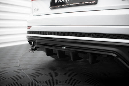 Heck Mittlerer Diffusor Audi Q8 S-Line Mk1