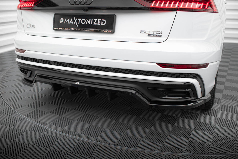 Heck Mittlerer Diffusor Audi Q8 S-Line Mk1