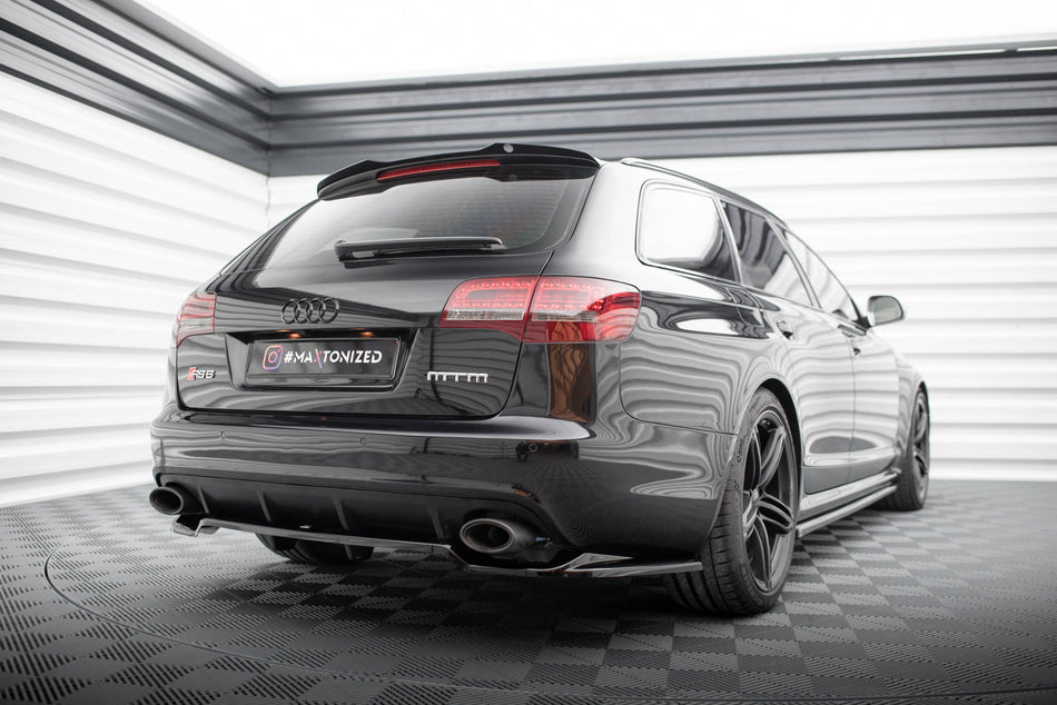 Heckdiffusor Audi RS6 Avant C6 mit einem vertikalen Balken