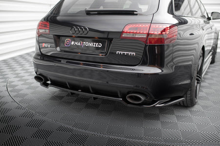 Heckdiffusor Audi RS6 Avant C6 mit einem vertikalen Balken