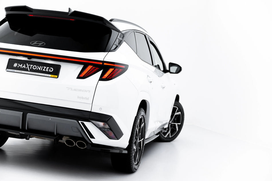 Mittlerer Heckdiffusor (mit einem vertikalem balken) Hyundai Tucson N-Line MK4 Facelift