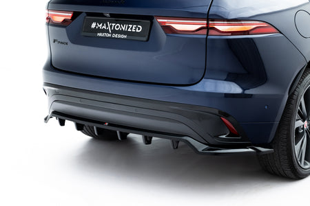 Mittlerer Heckdiffusor (mit einem vertikalem balken) Jaguar F-Pace R-Sport X761 Facelift