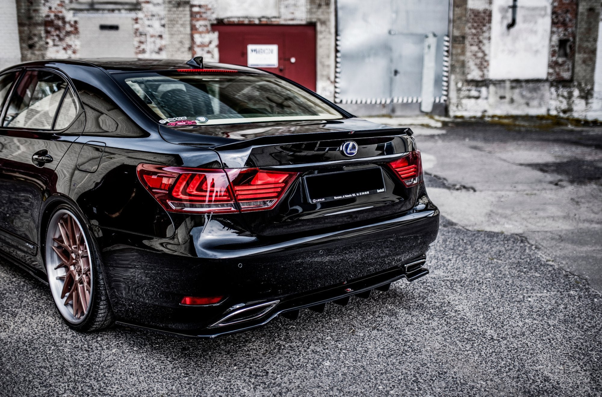 Heckdiffusor Lexus LS Mk4 Facelift