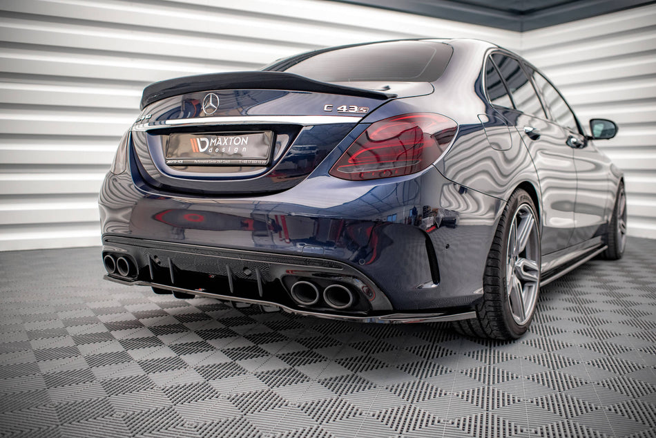 Mittlerer Heckdiffusor (mit einem vertikalem balken) Mercedes-AMG C 43 Sedan W205 Facelift