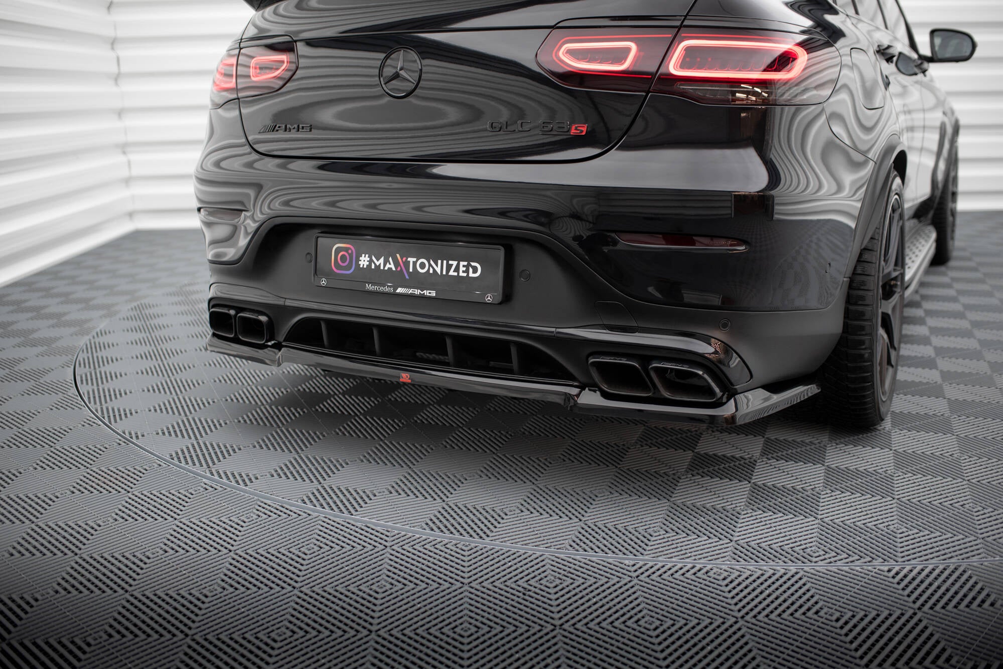 Heckdiffusor Mercedes-AMG GLC 63 Coupe C253 Facelift