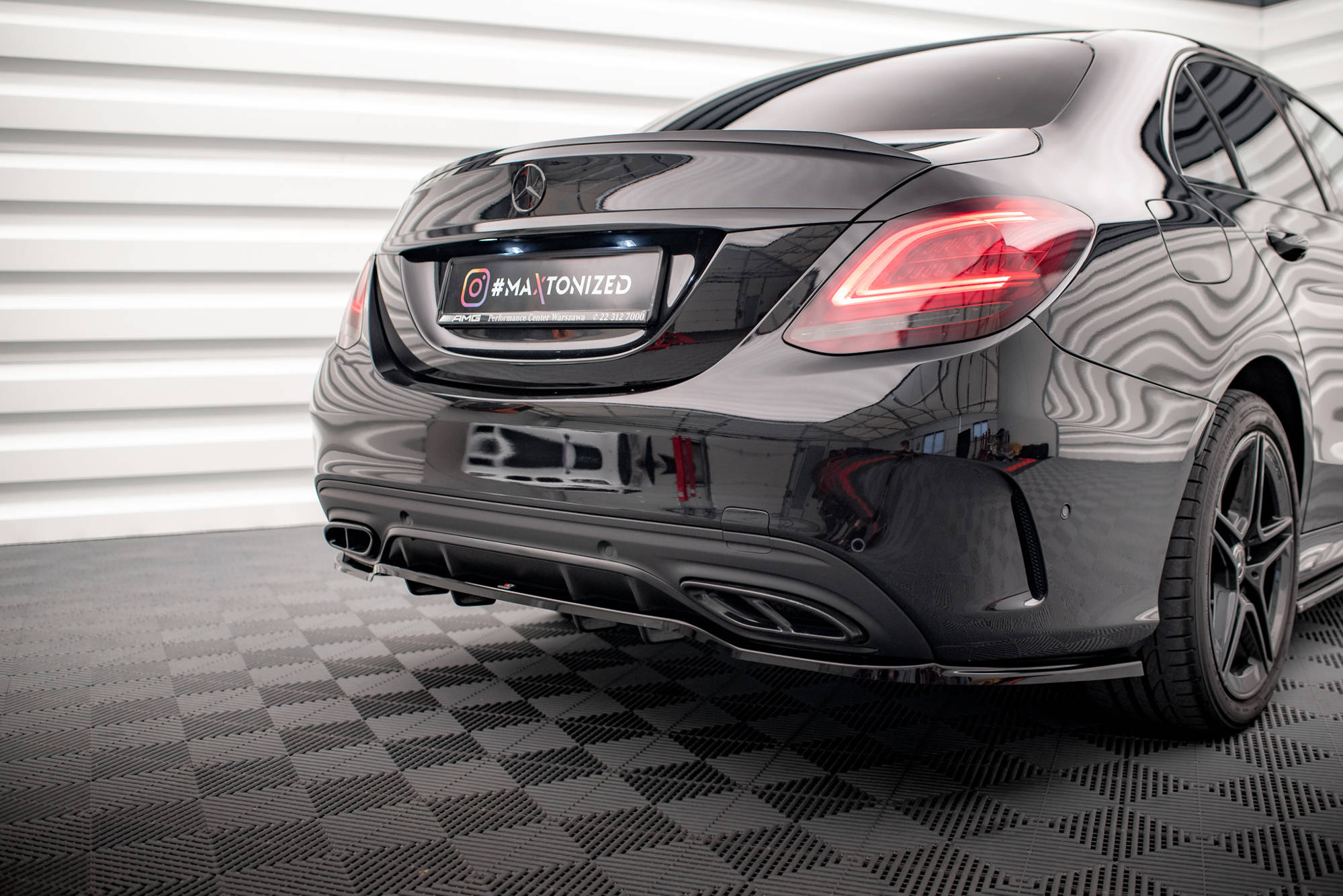 Heckdiffusor Mercedes-Benz C AMG-Line W205 Facelift