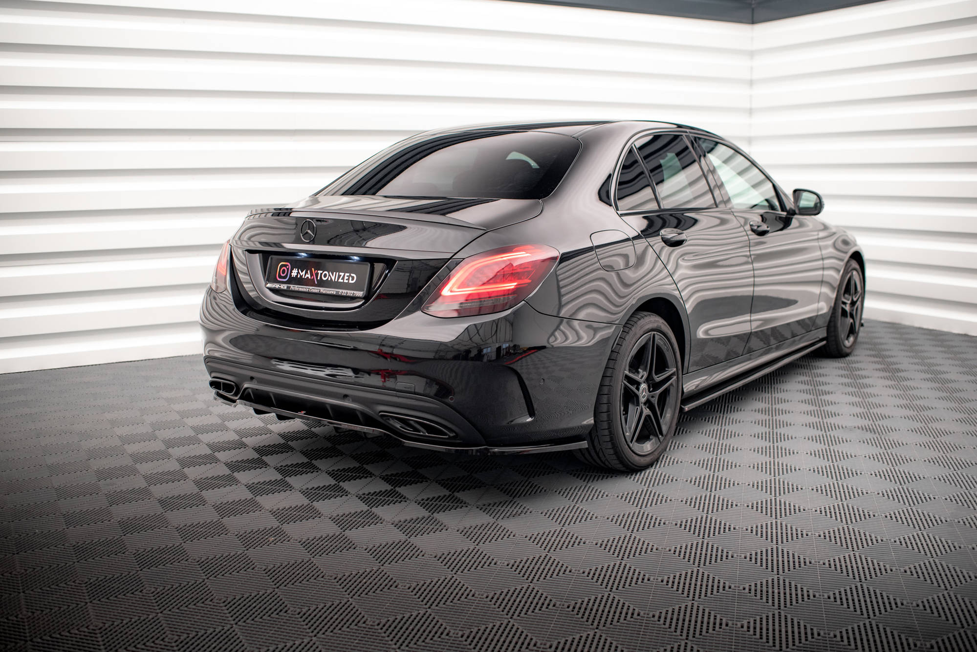 Heckdiffusor Mercedes-Benz C AMG-Line W205 Facelift