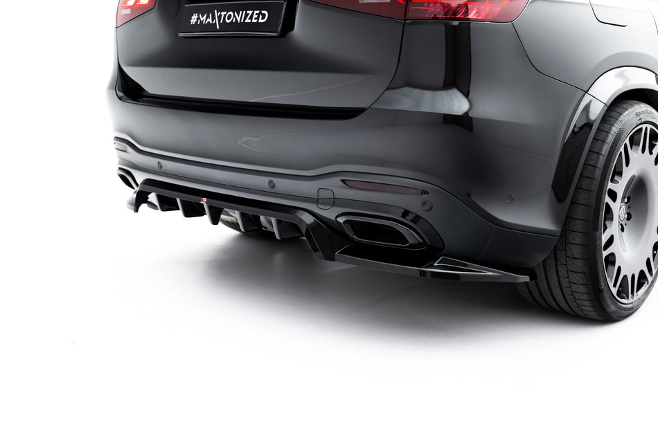 Mittlerer Heckdiffusor (mit einem vertikalem balken) Mercedes-Benz GLS AMG-Line X167 Facelift