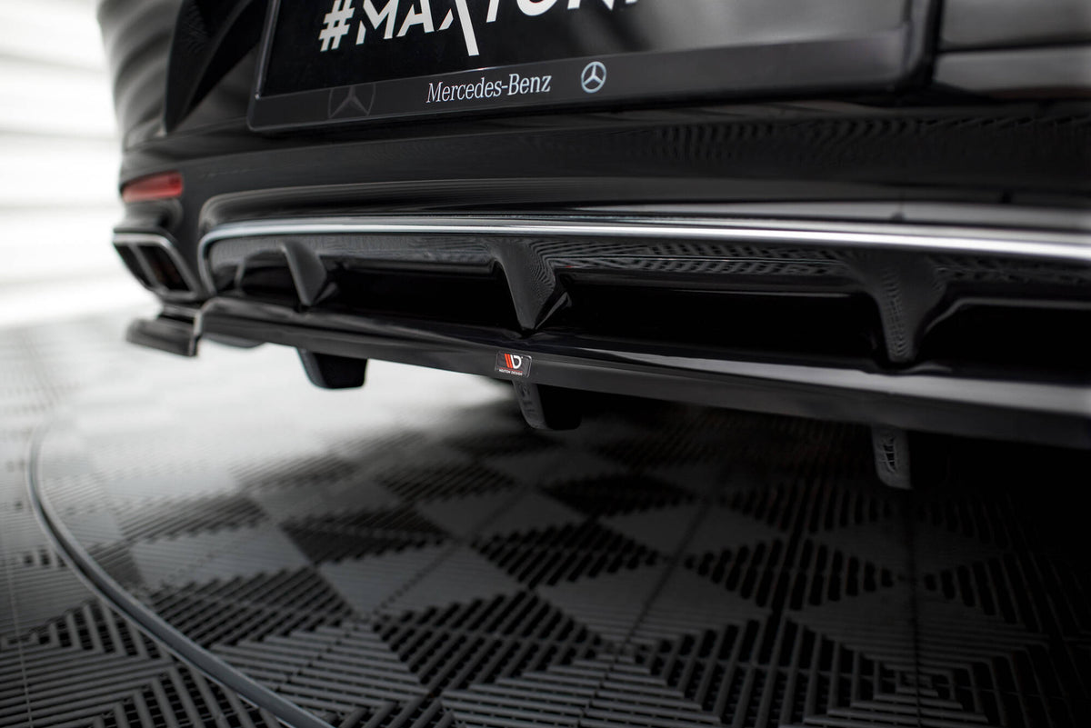 Mittlerer Heckdiffusor (mit einem vertikalem balken) Mercedes-Benz S Coupe AMG-Line C217 Facelift