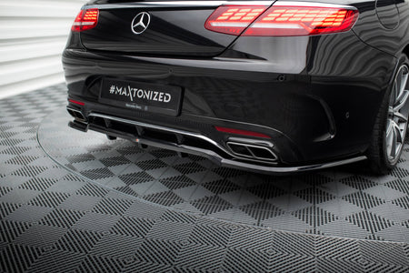 Mittlerer Heckdiffusor (mit einem vertikalem balken) Mercedes-Benz S Coupe AMG-Line C217 Facelift