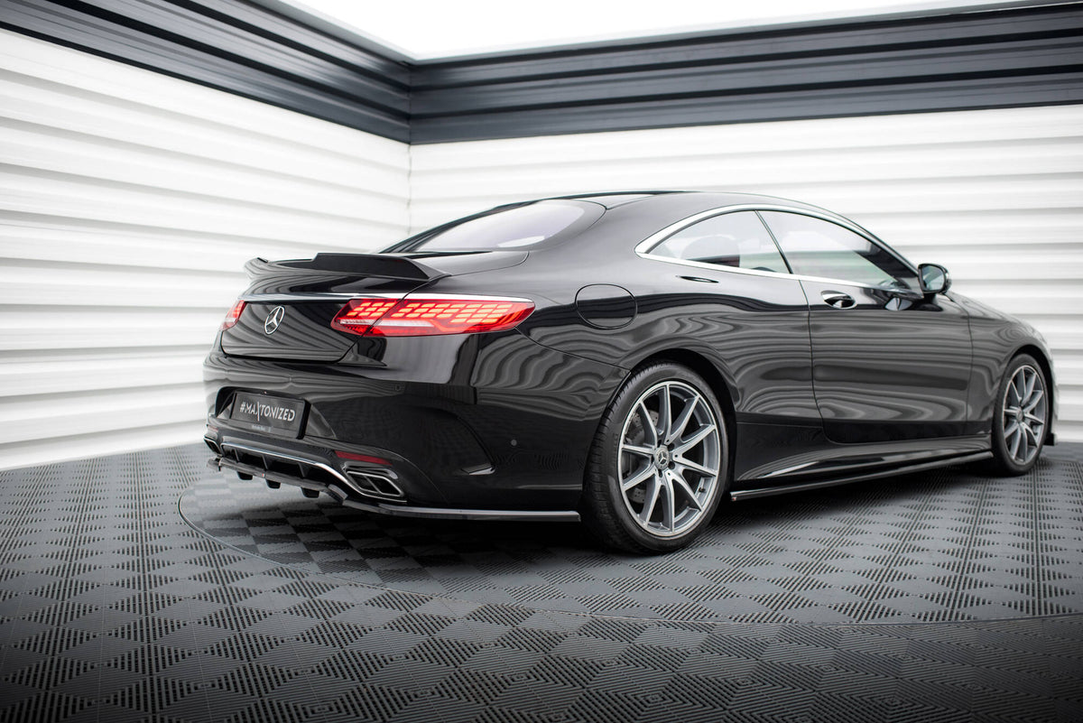 Mittlerer Heckdiffusor (mit einem vertikalem balken) Mercedes-Benz S Coupe AMG-Line C217 Facelift