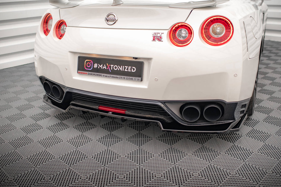 Heckdiffusor (mit vertikalem Balken) Nissan GTR R35 Facelift