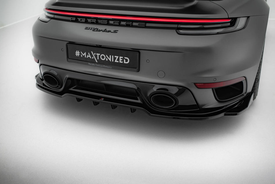 Mittlerer Heckdiffusor (mit einem vertikalem balken) Porsche 911 Turbo S Sport Package 992