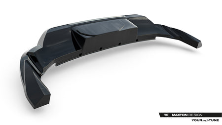 Mittlerer Heckdiffusor (mit einem vertikalem balken) Porsche Macan EV MK1