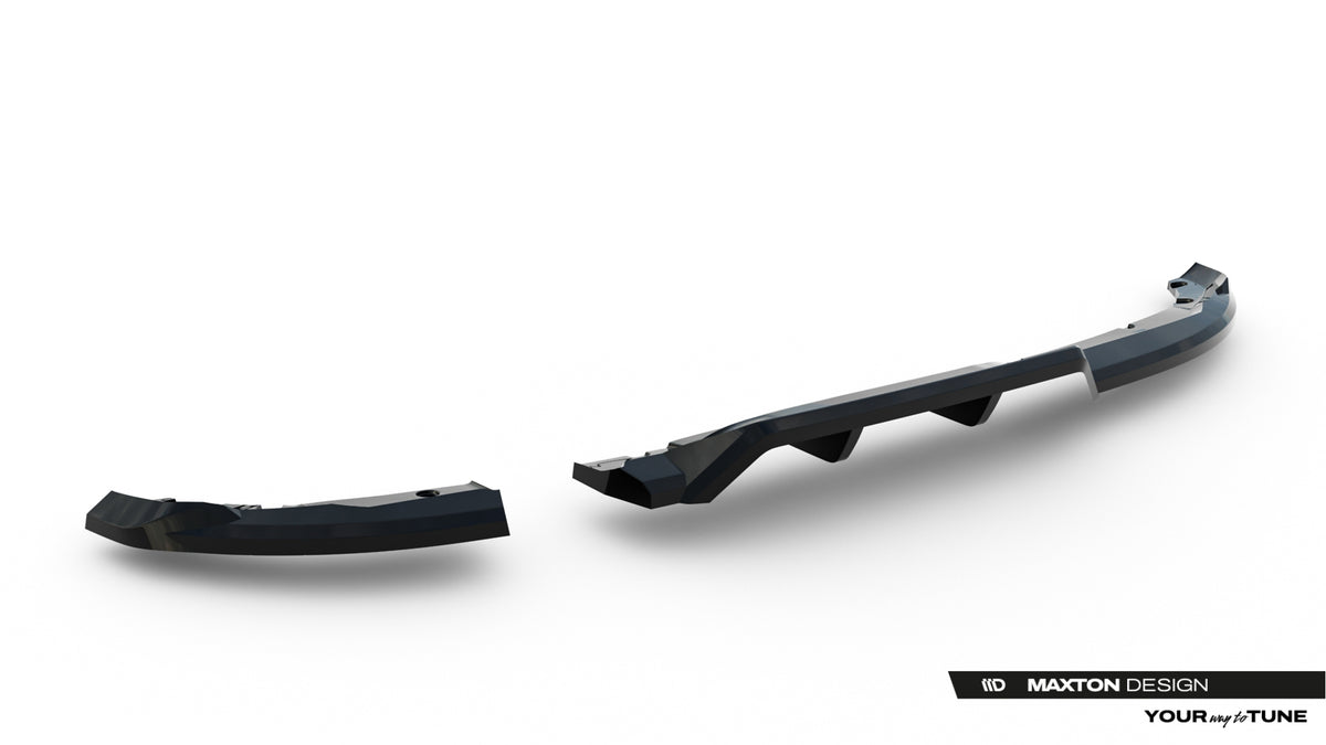 Mittlerer Heckdiffusor (mit einem vertikalem balken) Renault Clio MK5 Facelift