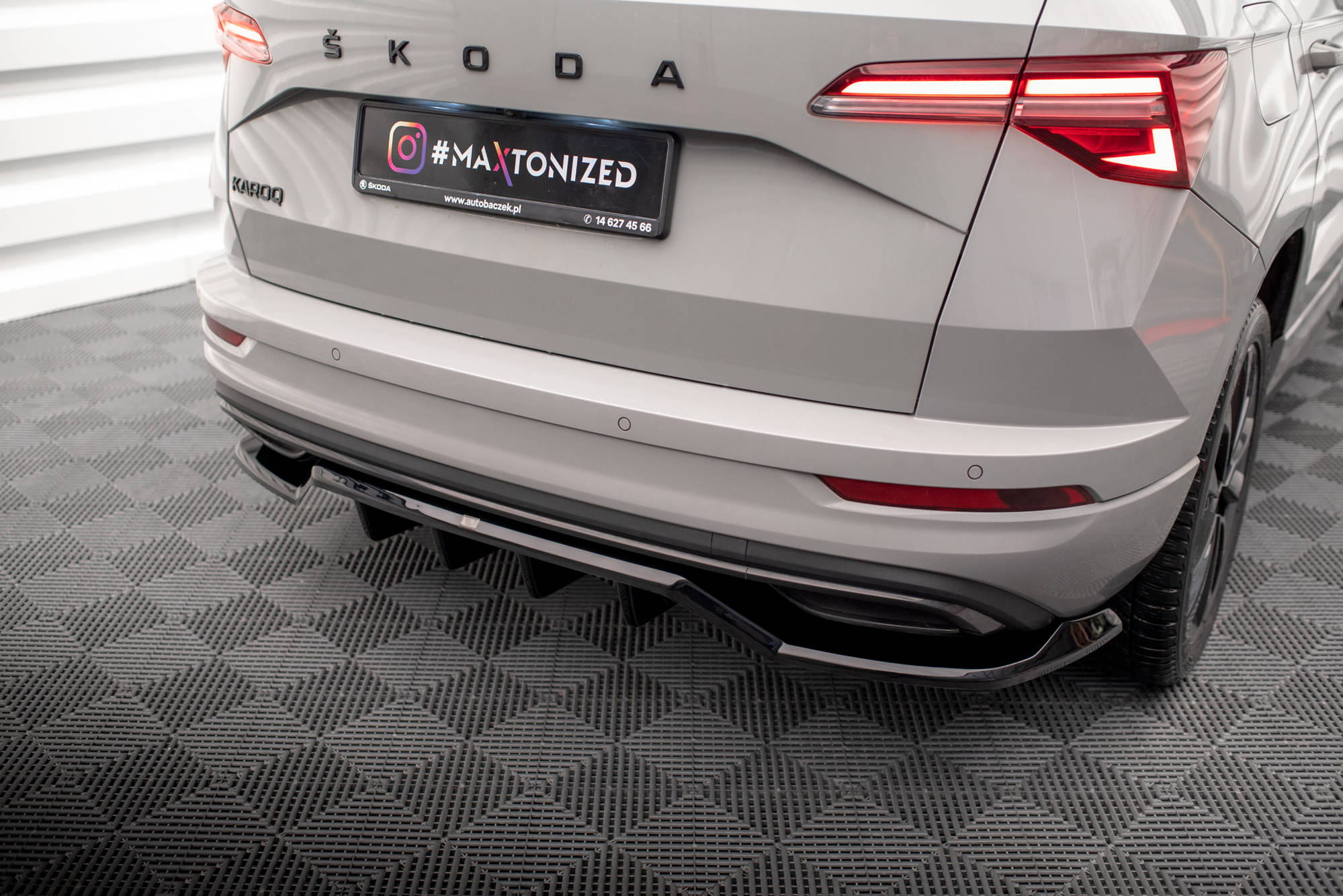 Heckdiffusor Skoda Karoq Sportline Mk1 Facelift