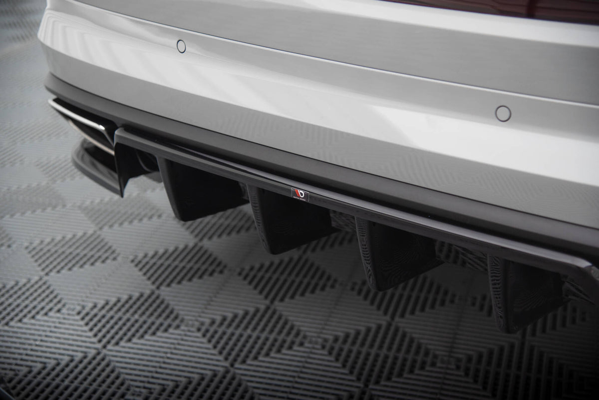 Mittlerer Heckdiffusor (mit einem vertikalem balken) Skoda Kodiaq RS MK1 / MK1 Facelift