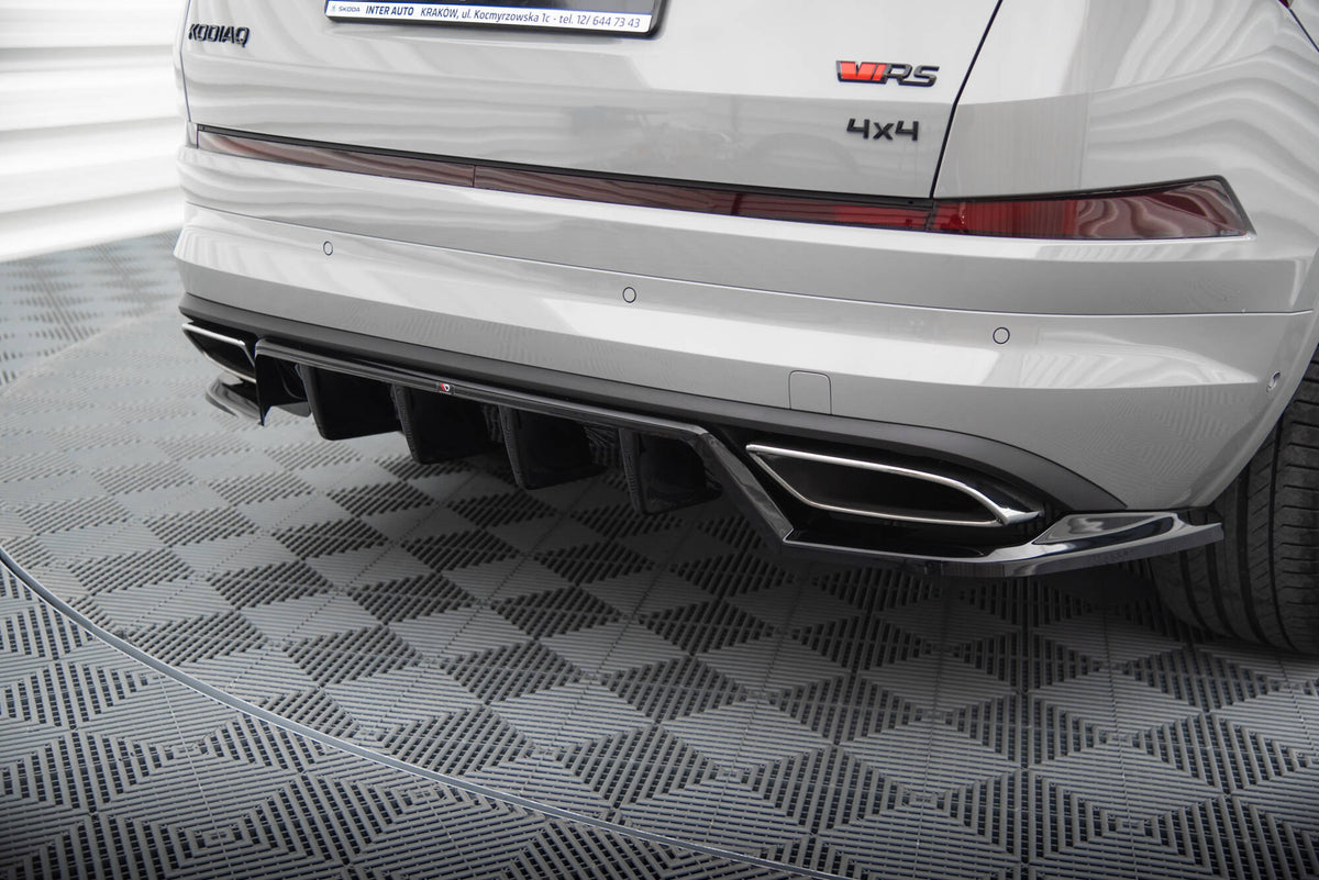 Mittlerer Heckdiffusor (mit einem vertikalem balken) Skoda Kodiaq RS MK1 / MK1 Facelift