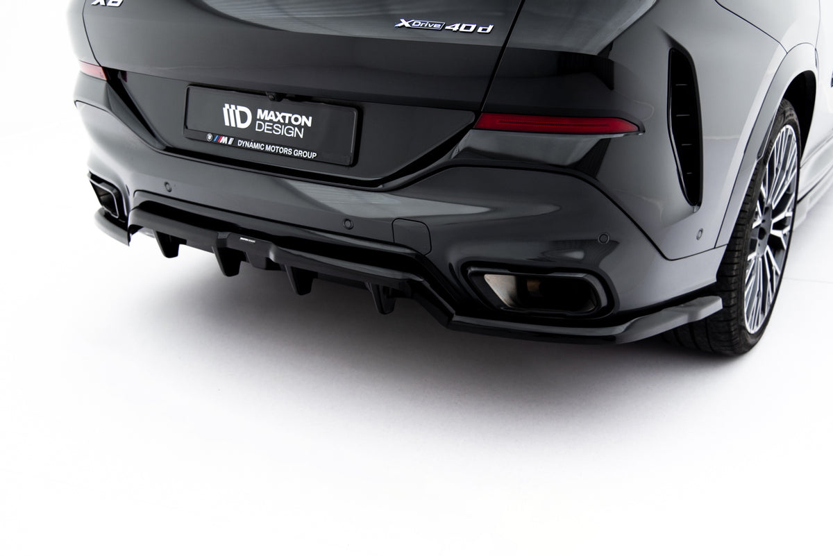 Mittlerer Heckdiffusor (mit einem vertikalem balken) V.1 BMW X6 M-PACK G06 Facelift