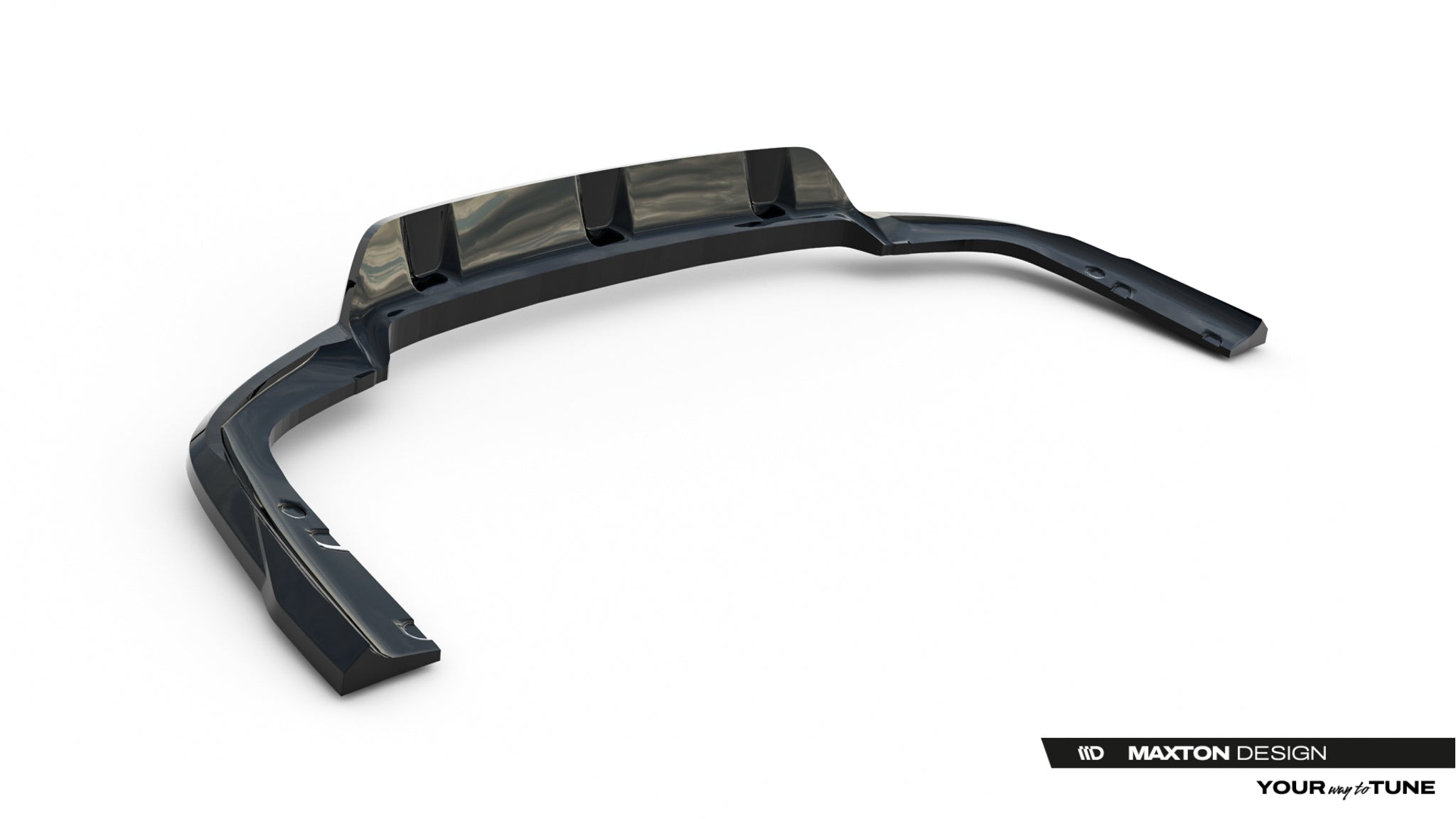 Mittlerer Heckdiffusor (mit einem vertikalem balken) V.1 BMW X6 M-PACK G06 Facelift