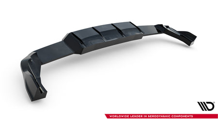 Mittlerer Heckdiffusor (mit einem vertikalem balken) V.1 Volkswagen Golf R Hatchback MK8 / MK8 Facelift