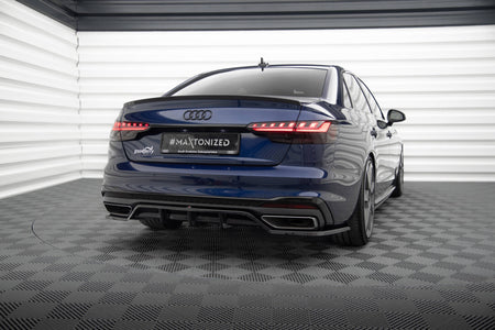 Mittlerer Heckdiffusor (mit einem vertikalem balken) V.2 Audi A4 S-Line B9 Facelift