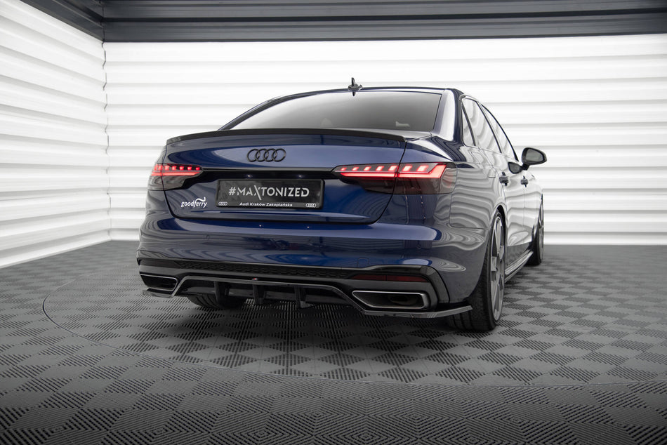 Mittlerer Heckdiffusor (mit einem vertikalem balken) V.2 Audi A4 S-Line B9 Facelift
