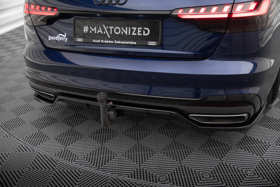 Mittlerer Heckdiffusor (mit einem vertikalem balken) V.2 Audi A4 S-Line B9 Facelift
