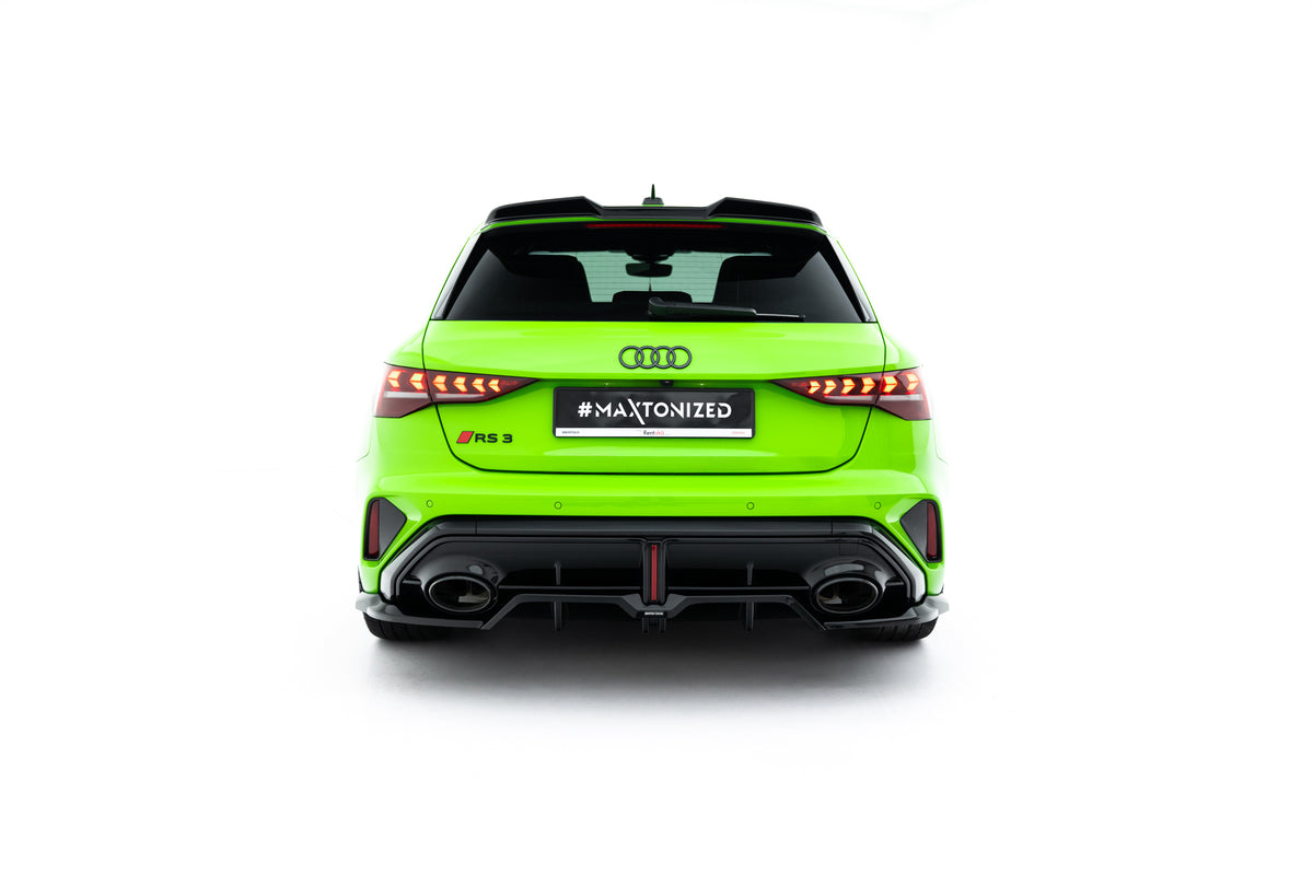 Mittlerer Heckdiffusor (mit einem vertikalem balken) V.2 Audi RS3 Sportback 8Y Facelift