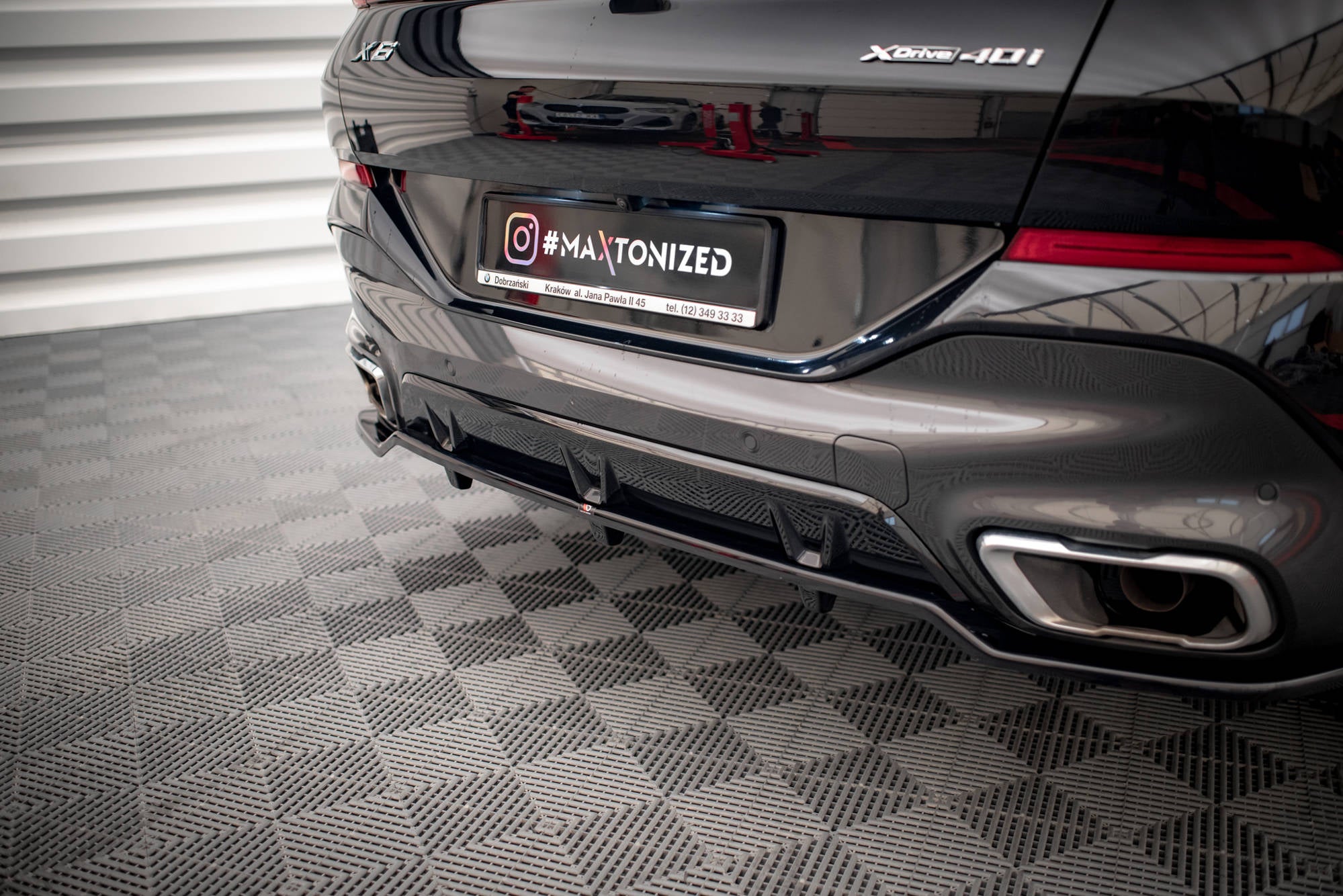 Heckdiffusor V.2 BMW X6 M-Pack G06