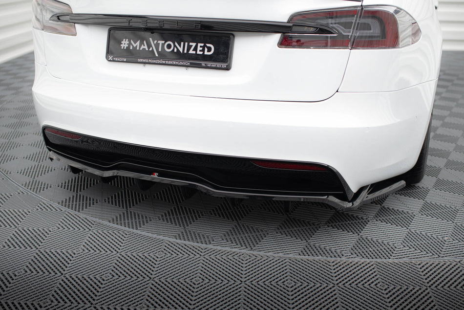 Heckdiffusor V.2 Tesla Model S Plaid Mk1 Facelift