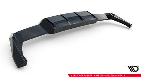 Mittlerer Heckdiffusor (mit einem vertikalem balken) V.2 Volkswagen Golf R Hatchback MK8 / MK8 Facelift