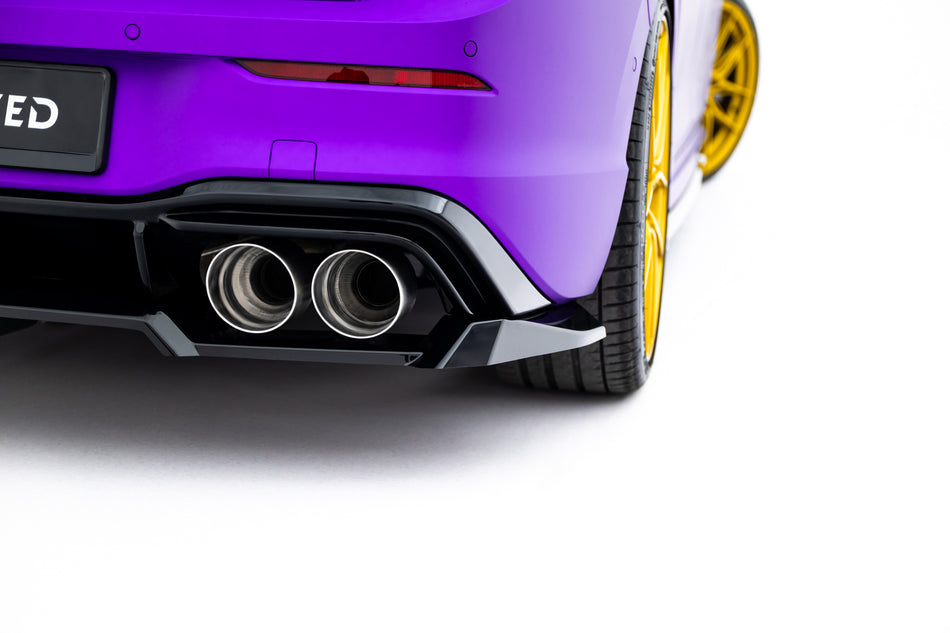 Mittlerer Heckdiffusor (mit einem vertikalem balken) V.2 Volkswagen Golf R Hatchback MK8 / MK8 Facelift