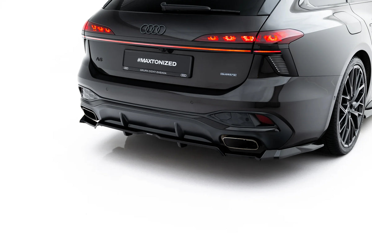 Mittlerer Heckdiffusor (mit einem vertikalem balken) V.3 Audi A6 S-Line C9