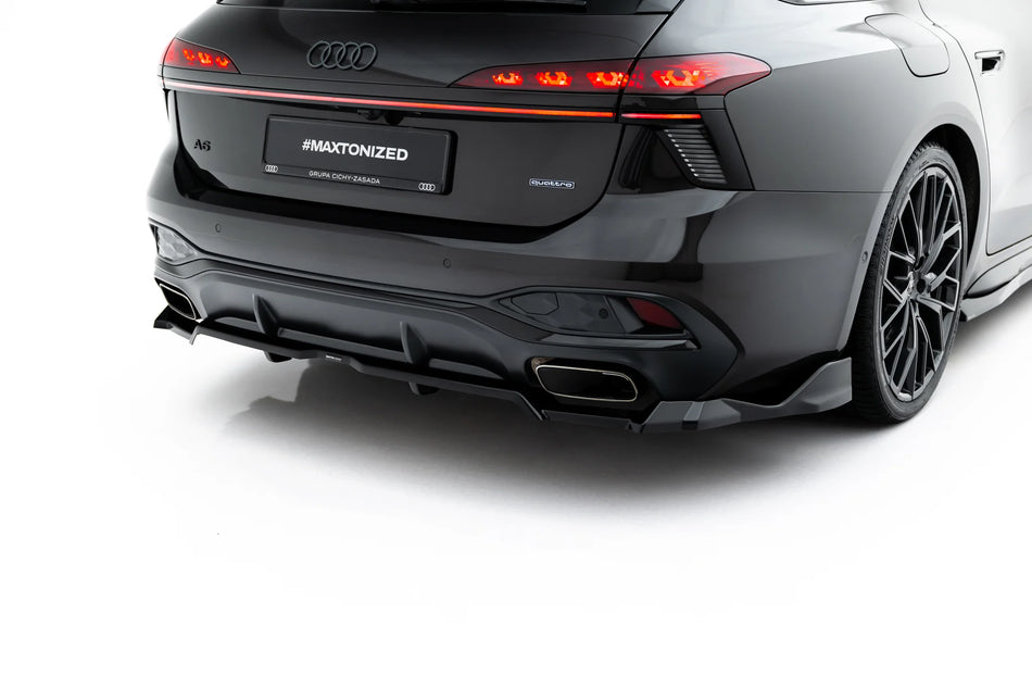 Mittlerer Heckdiffusor (mit einem vertikalem balken) V.4 Audi A6 S-Line C9