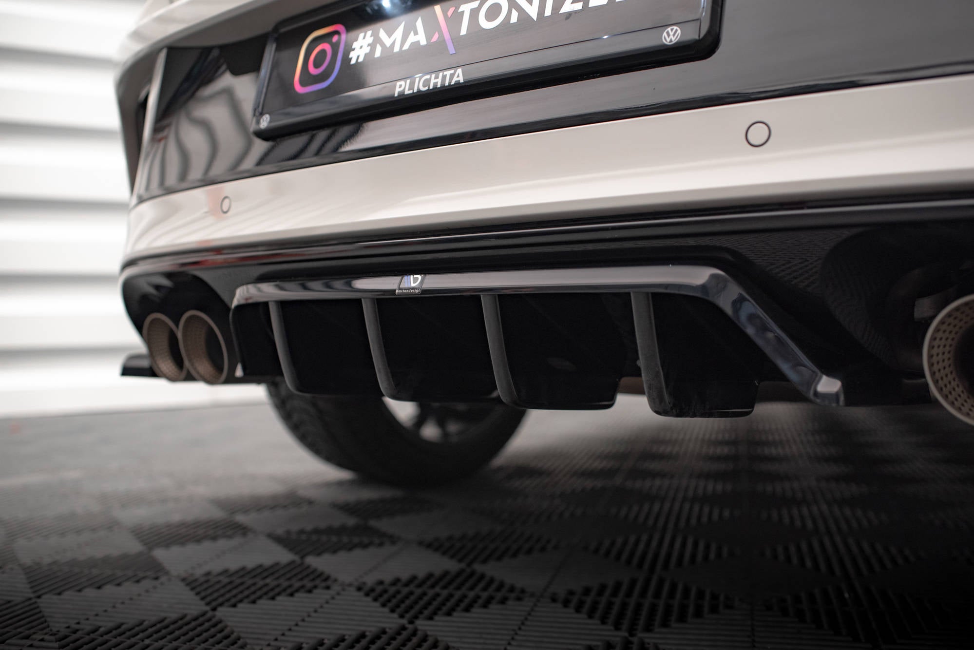 Heckdiffusor Volkswagen T-Roc R / R-Line Mk1 Facelift