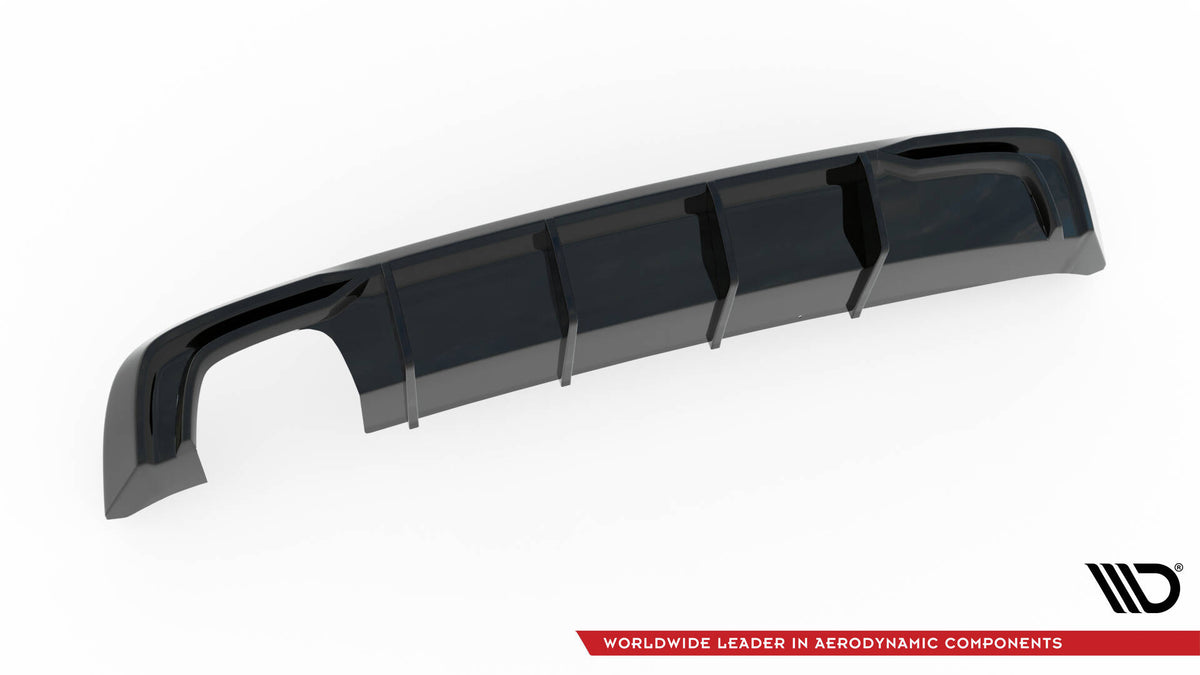 Heckdiffusor Audi A3 Sportback 8V Facelift (Version mit doppelter Auspuffspitze)