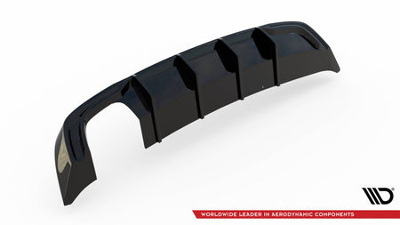 Heckdiffusor Audi A3 Sportback 8V Facelift (Version mit doppelter Auspuffspitze)