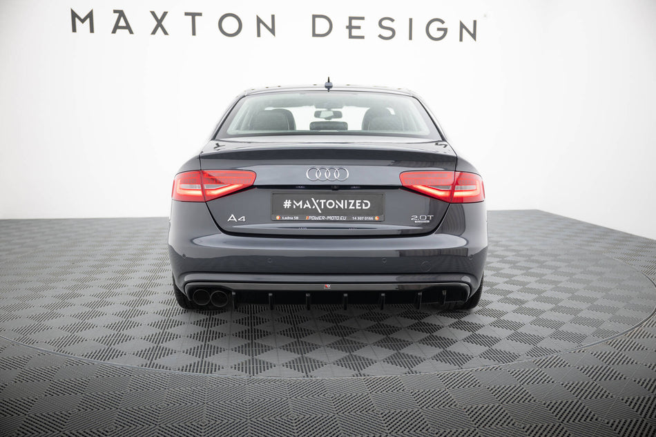 Heckdiffusor Audi A4 B8 Facelift Einseitige Doppelauspuffversion