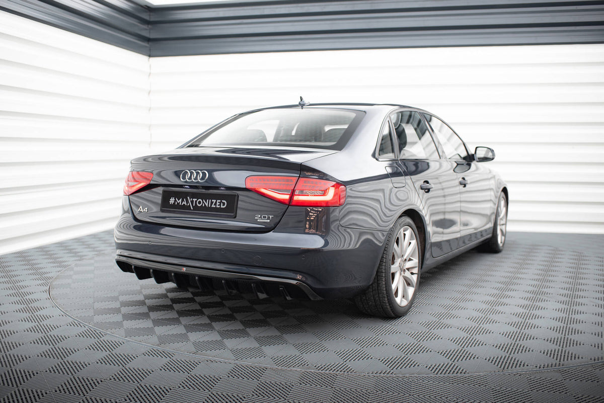 Heckdiffusor Audi A4 B8 Facelift Einseitige Doppelauspuffversion