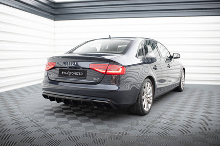Heckdiffusor Audi A4 B8 Facelift Einseitige Doppelauspuffversion