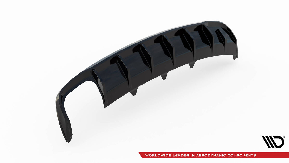 Heckdiffusor Audi A4 B8 Facelift Einseitige Doppelauspuffversion