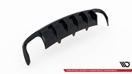 Heckdiffusor Audi A4 B8 Facelift Doppelauspuff