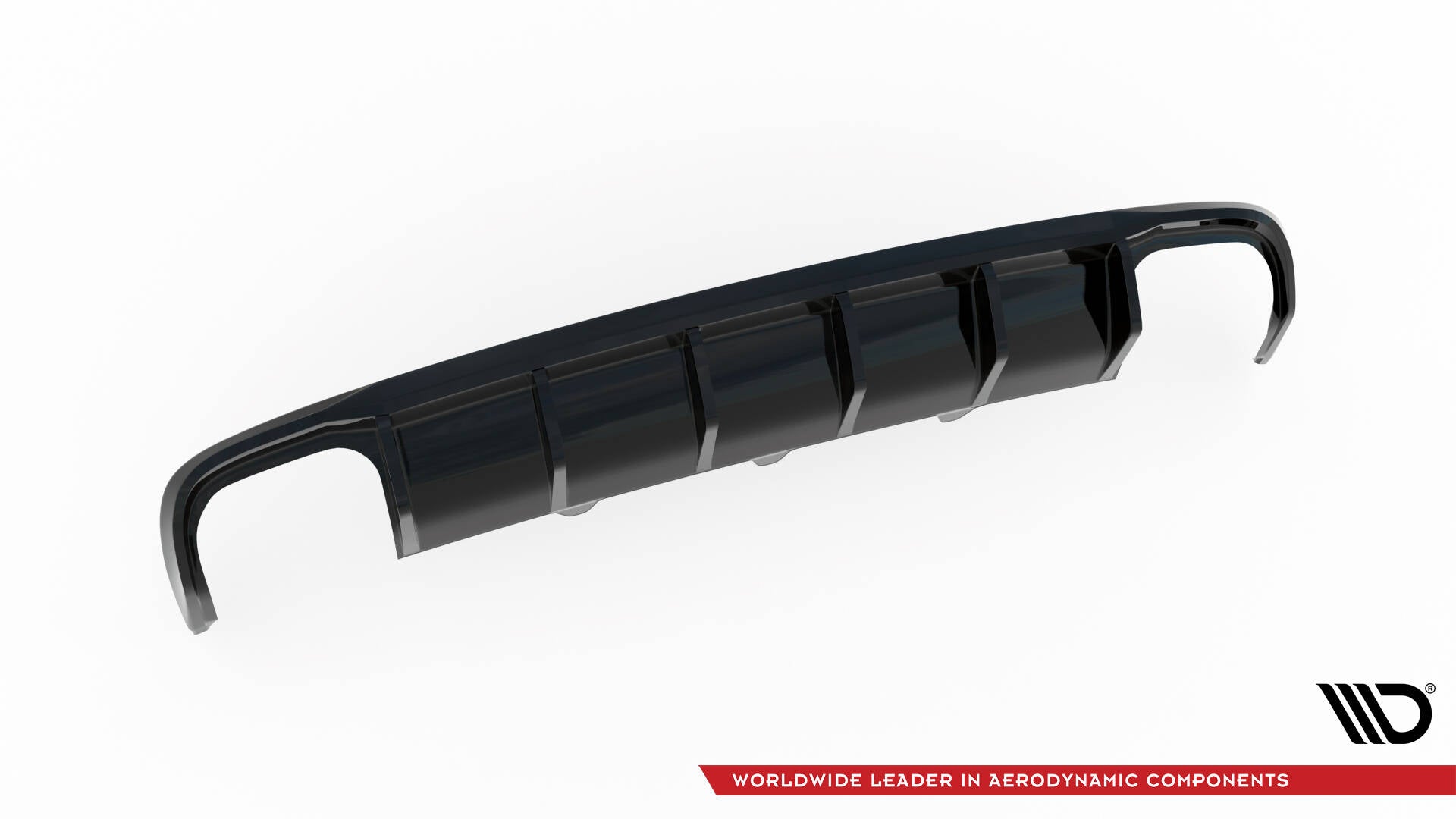 Heckdiffusor Audi A4 B8 Facelift Doppelauspuff