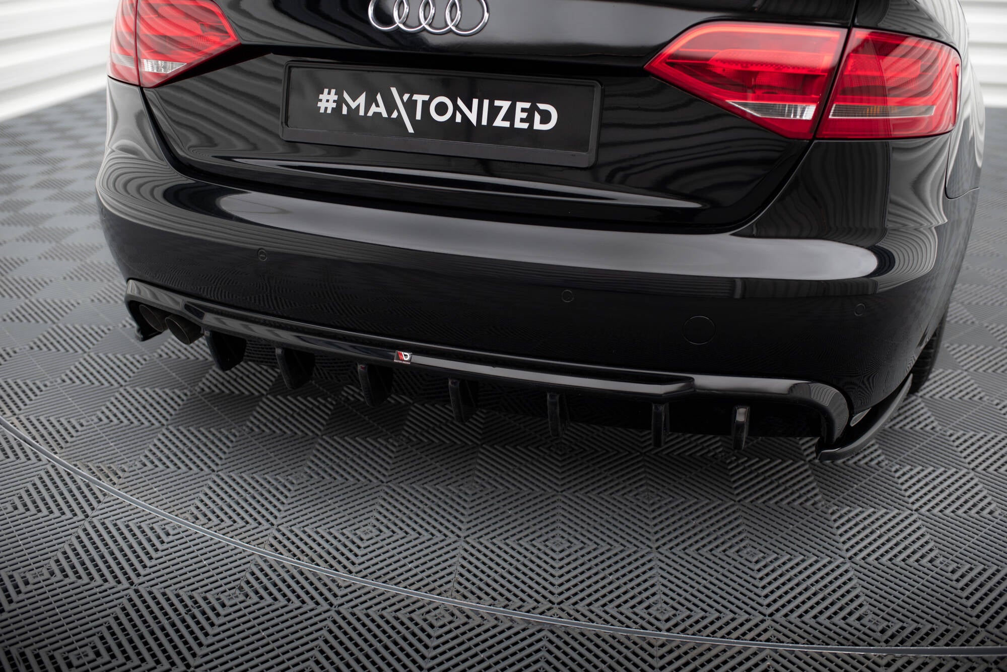 Heckdiffusor Audi A4 B8 (Einseitige Doppelauspuffversion)
