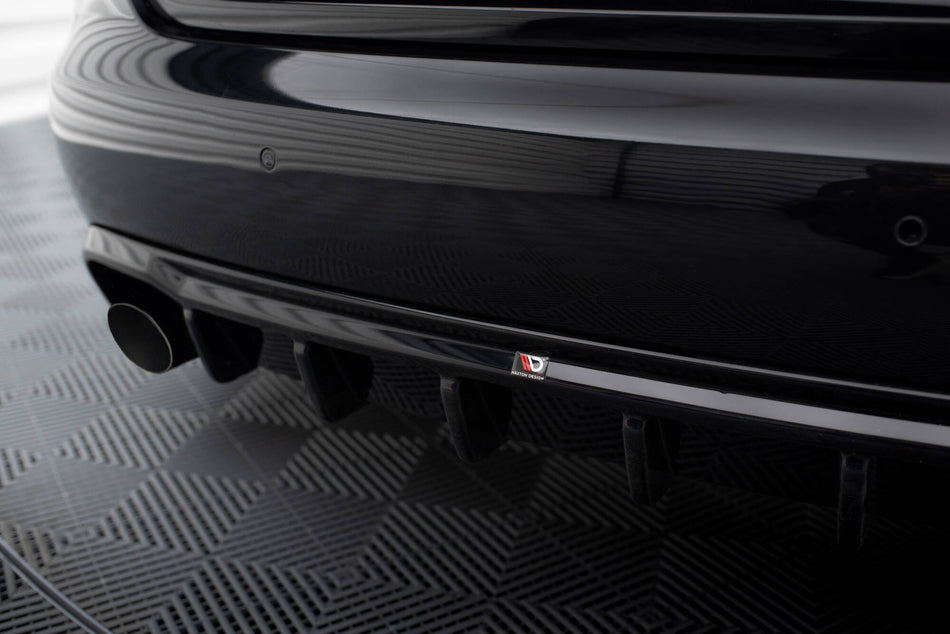 Heckdiffusor Audi A4 B8 Version mit Einzelauspuff auf zwei Seiten