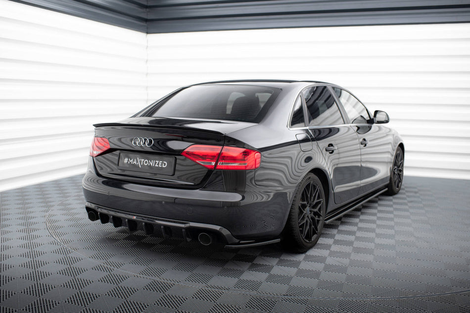 Heckdiffusor Audi A4 B8 Version mit Einzelauspuff auf zwei Seiten