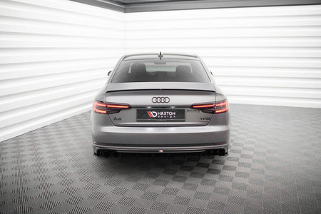 Heckdiffusor Audi A4 S-line B9 (Version mit einseitigem Doppelauspuffendrohr)