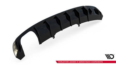 Heckdiffusor Audi A4 S-line B9 (Version mit einseitigem Doppelauspuffendrohr)