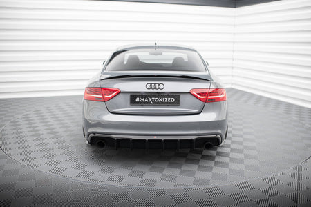 Heckdiffusor Audi A5 S-Line Coupe / Sportback 8T Facelift Einzelauspuff